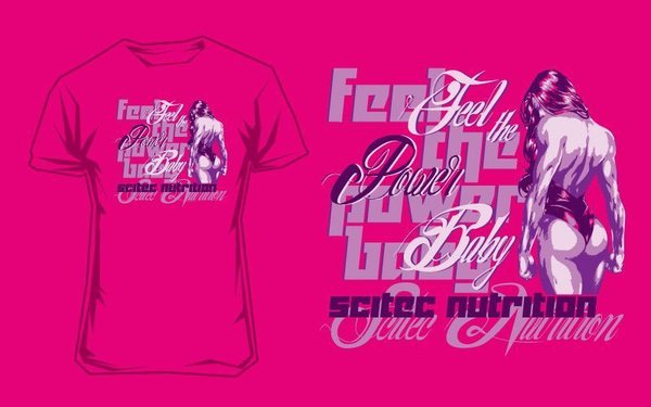 Scitec Shirt - Feel the Power Baby
