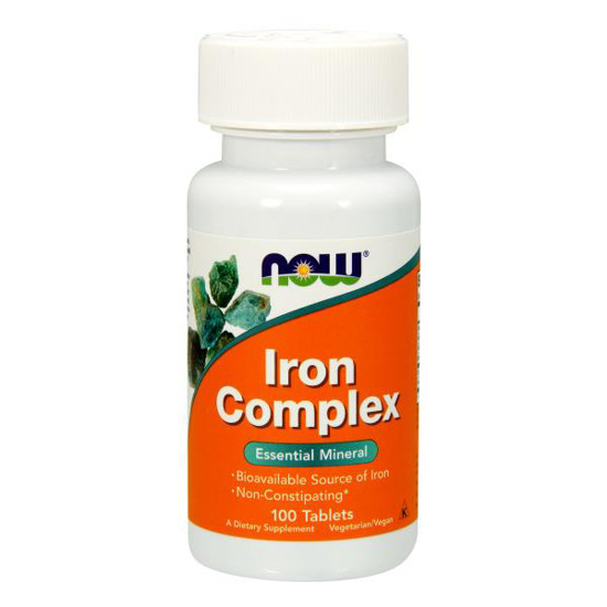 NOW - Iron Complex, 100 Tabletten