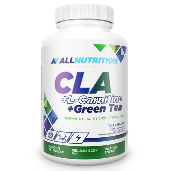 Allnutrition - CLA + L-Carnitine + Green Tea, 120 Kapseln