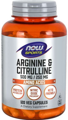 NOW - Arginine & Citrulline, 120 Kapseln